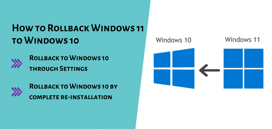 How To Rollback Windows 11 To Windows 10 Downgrade Windows 11